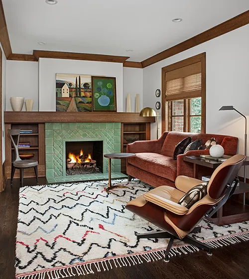 Diamond Building Luxury Home Renovation Living Room