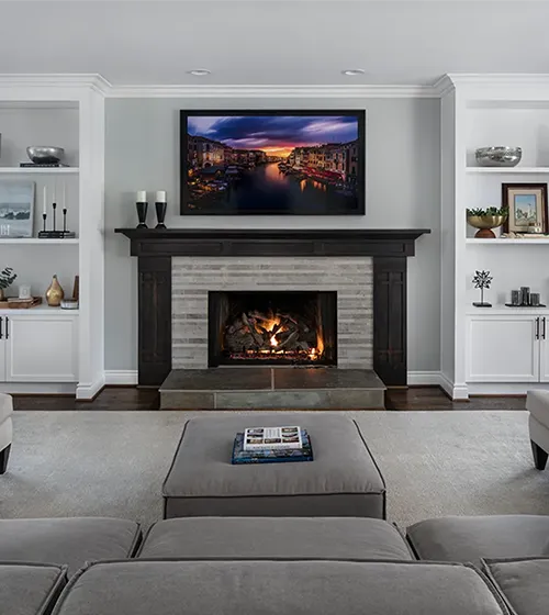 New Custom Built Ins for a Home in Birmingham Michigan